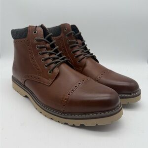 BRAND NEW Sonoma Goods For Life® Reddan Men's Cognac Casual Boots Size 10